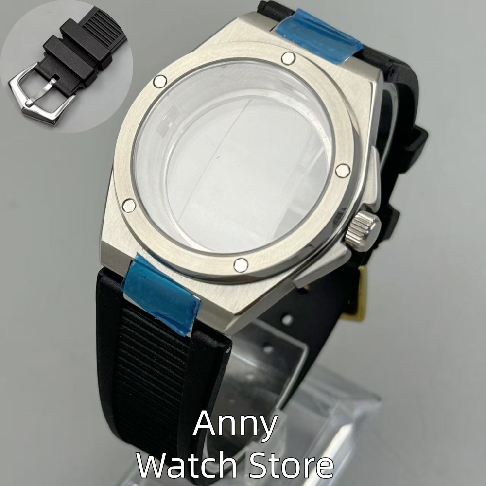 Rubber Strap Diver - Boîtier de montre pour homme Steel