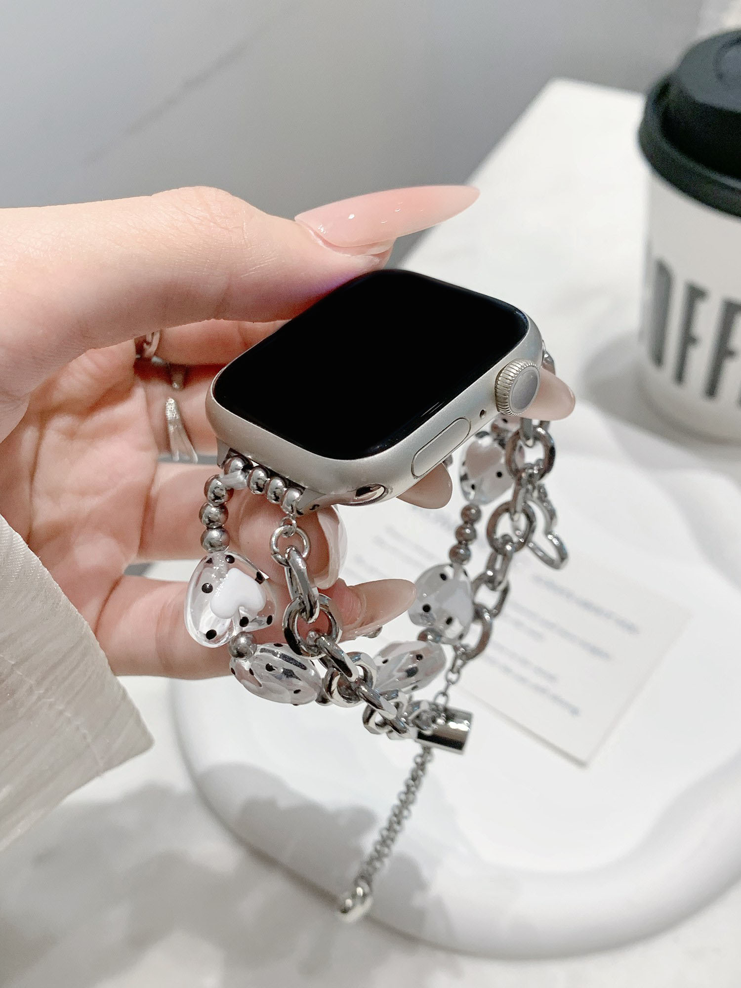Silicone Band Women - Bracelet en métal populaire à maillons