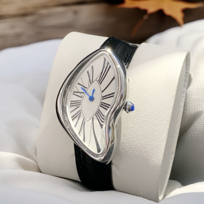 Leather Watch Band Men - Montres aliennes médiévales fondues et torsadées