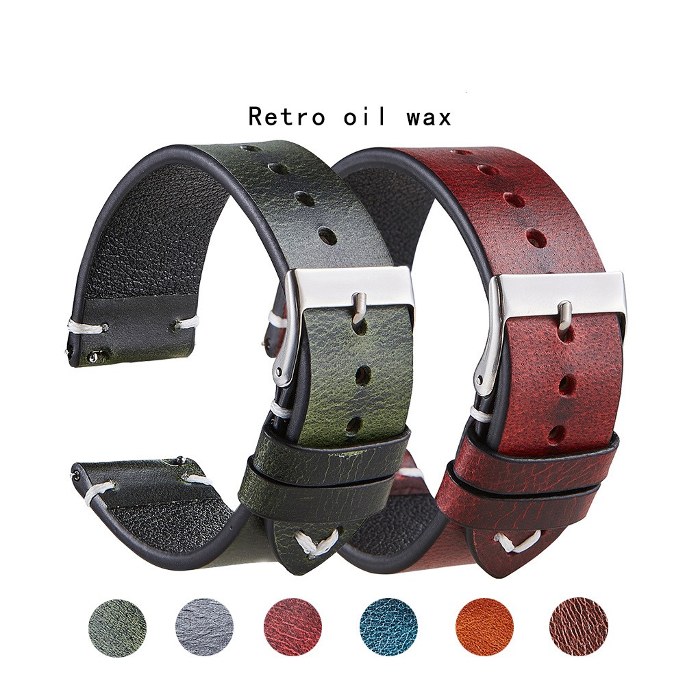Leather Strap Quick Release - Bracelet de montre en cuir de