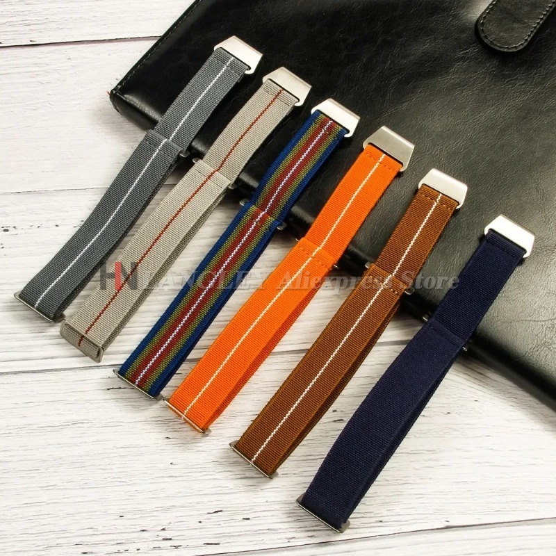 Parachute Strap Elastic - Bracelet de montre en Nylon élastique