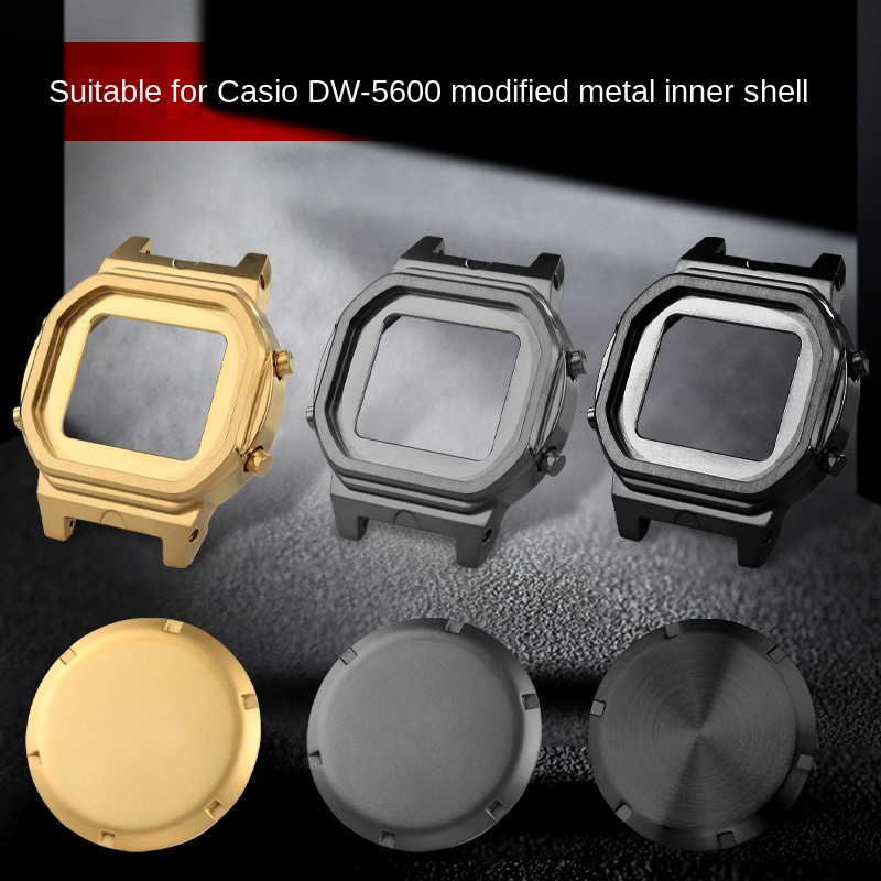 Casio Watch G-Shock Dw-5600 - Boîtier intérieur en acier inoxydable pour