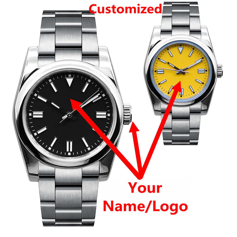 Stainless Bracelet Diver - Montre homme personnalisée avec logo, saphir,