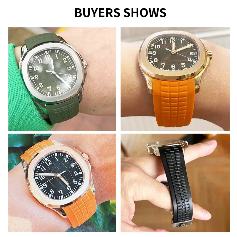 Bracelet de montre en Silicone - Patek Philippe Watch Aquanaut avis et prix