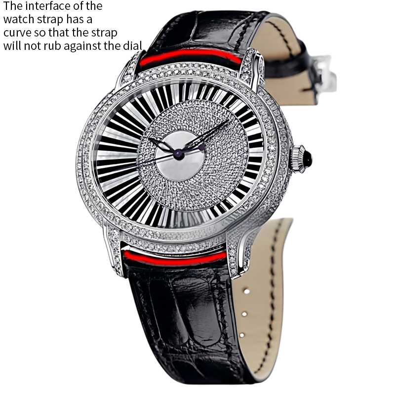 Bracelet de montre en cuir vér - Audemars Piguet Watch Royal Oak avis et prix