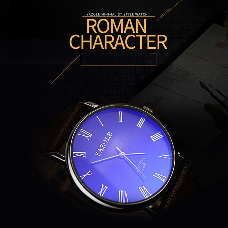 Montres à quartz minimalistes  - Leather Watch Band Men avis et prix