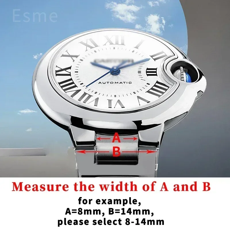 Bracelet de montre 11x18mm pou - Cartier Watch Ballon Bleu avis et prix