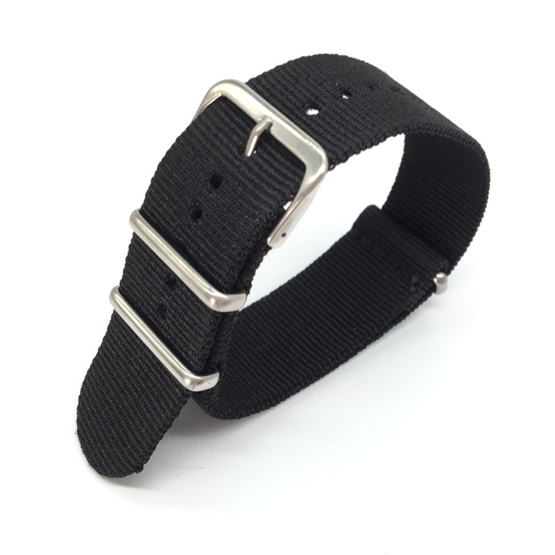 Bracelet en Nylon noir pour mo - Nato Strap Nylon avis et prix