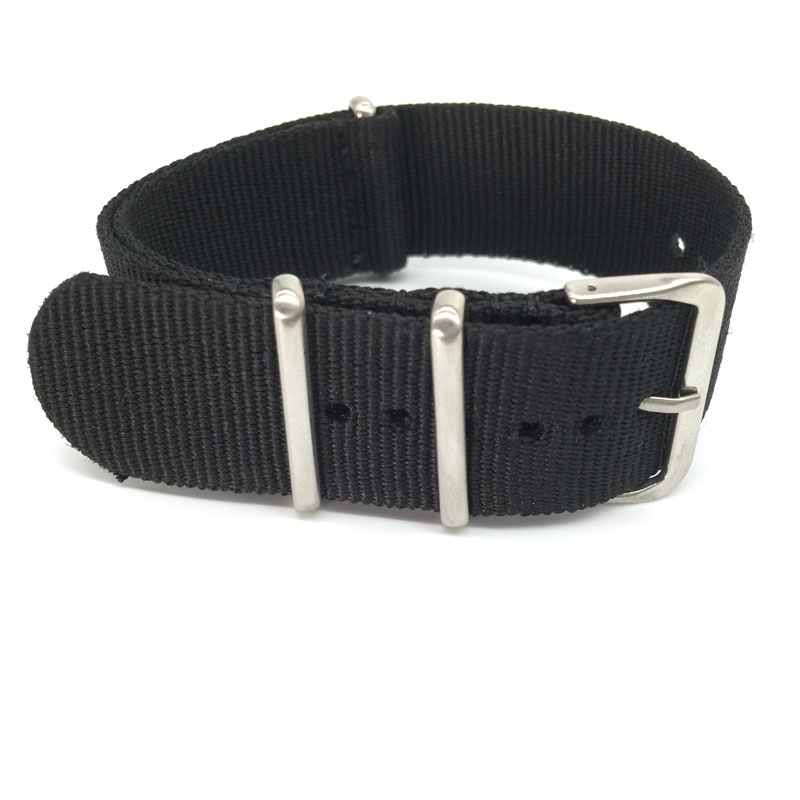 Bracelet en Nylon noir pour mo - Nato Strap Nylon avis et prix