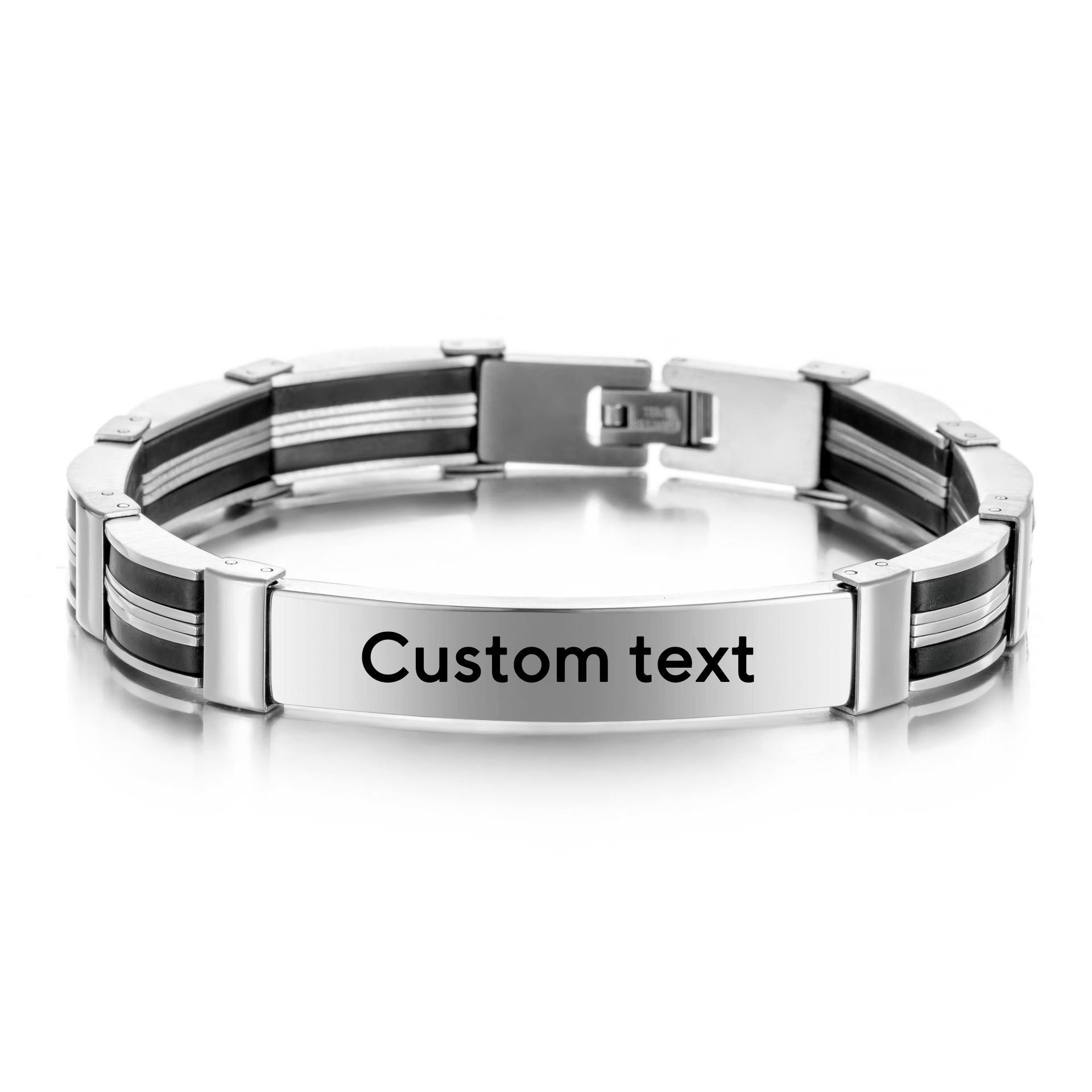Bracelet personnalisé en acier - Silicone Band Women avis et prix