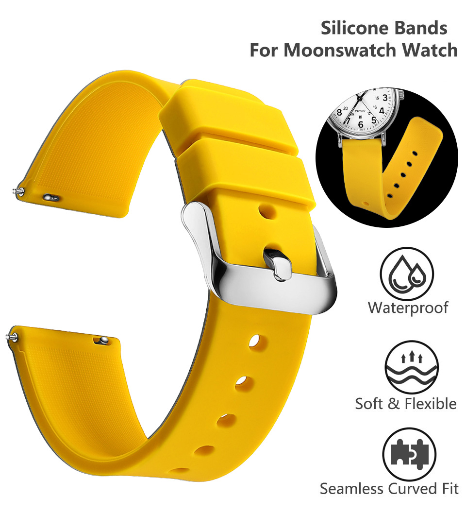 Bracelets de montre en Silicon - Rubber Strap Diver avis et prix